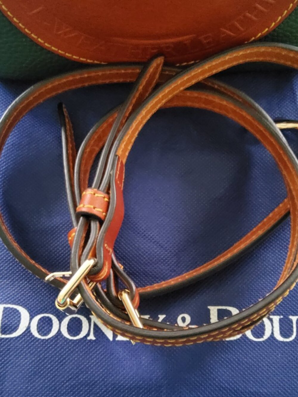 NWT Dooney & Bourke Heritage Domed Crossbody 18 in Forest - Picture 7 of 11